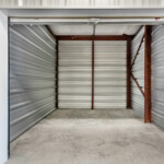Inside an indoor storage unit at Summit Self-Storage